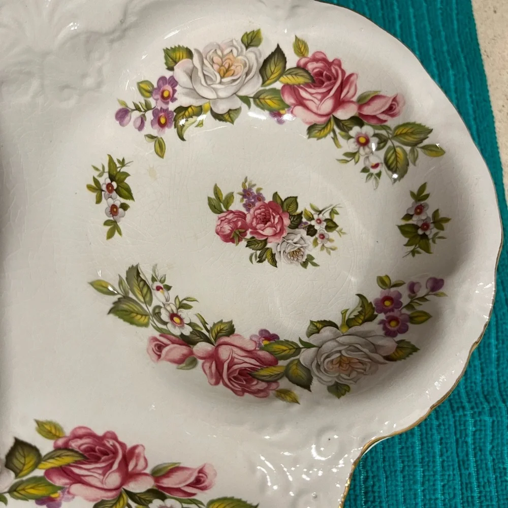 Vintage 3 bowl platter
